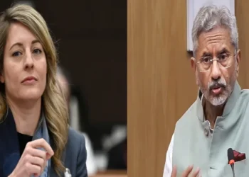 Foreign Minister of Canada, Melanie Joly (Left), External Affairs Minister S Jaishankar (Right)