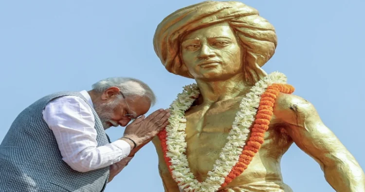 Prime Minister Narendra Modi pays tribute to freedom fighter Birsa Munda