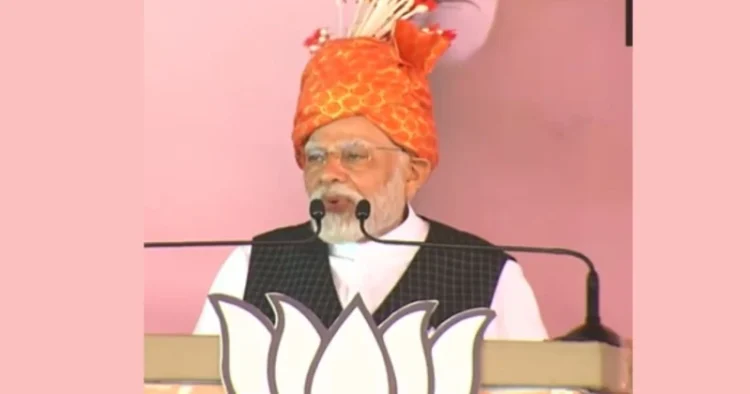 Prime Minister Narendra Modi, addressing the rally in Surajpur, Chhattisgarh