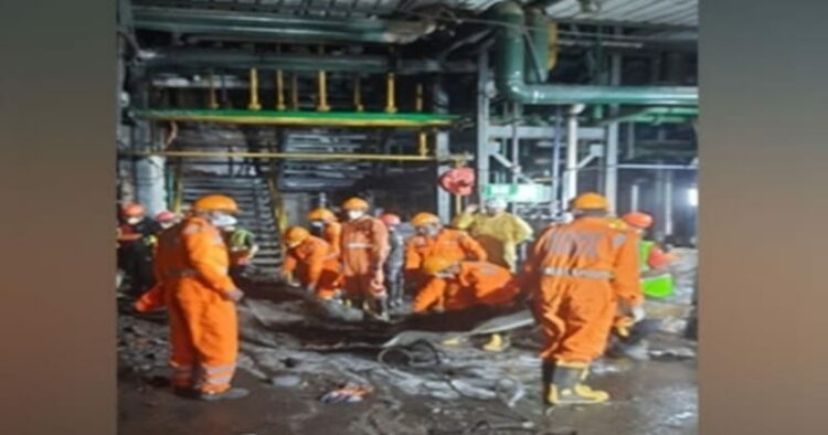 NDRF recovered seven bodies in Raigad building explosion
