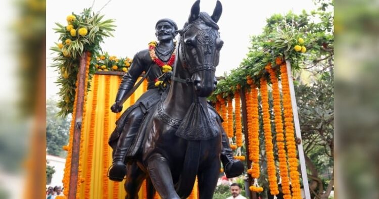 Statue of Chhatrapati Shivaji Maharaj at Kupwara in Jammu & Kashmir