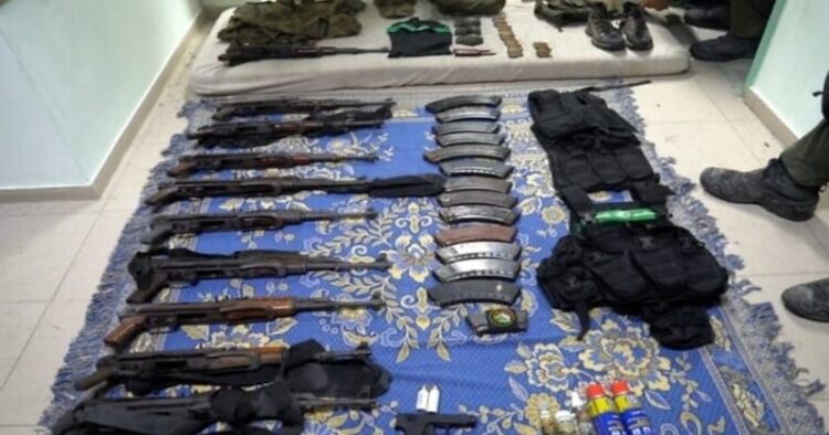 Hamas weapons found inside Gaza city's Shifa hospital