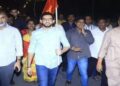  Shiv Sena (UBT) leader Aditya Thackeray at Delisle Bridge