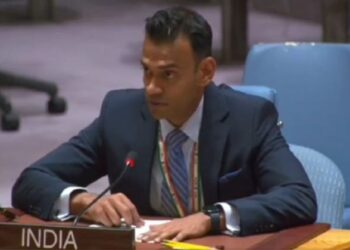 Counsellor in India's Permanent Mission to the UN Madhu Sudan