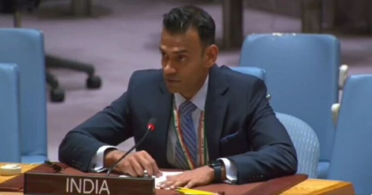 Counsellor in India's Permanent Mission to the UN Madhu Sudan