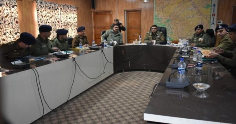 Kashmir IGP chairs security review meetings