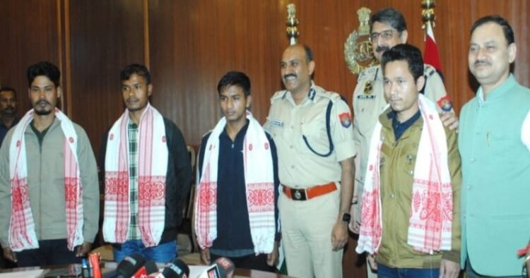 4 ULFA-I cadres surrender before Assam Police