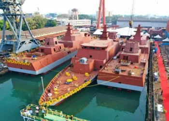 Three anti-submarine warfare ships launched at Cochin Shipyard