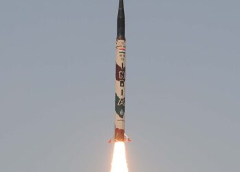 Launch of Agni-1 Missile (India)