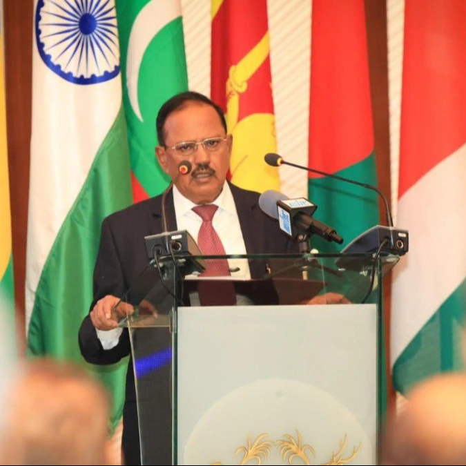 Indian National Security Adviser (NSA Ajit Doval) at the Colombo Security Enclave, Mauritius