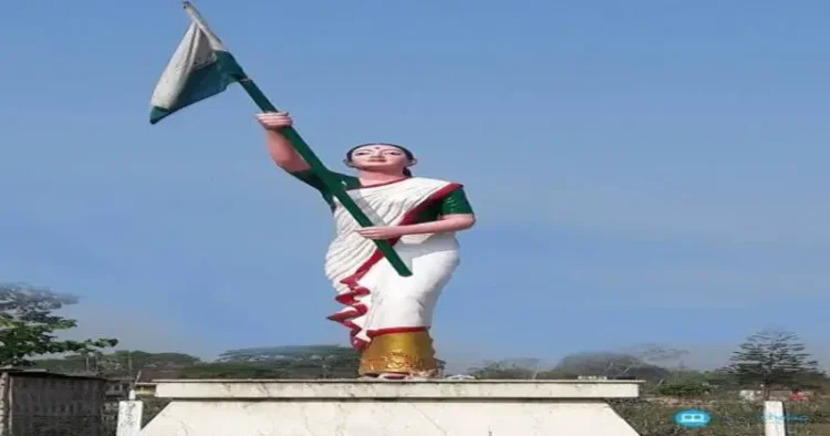 Statue of revolutionary Kanaklata Barua