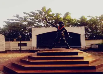 Statue of revered Birsa Munda