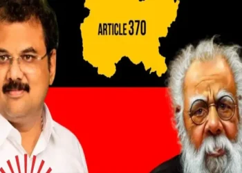 (Left) DMK MP Abdulla’controversial remark on Article 370