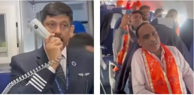 Passengers on their first flight to Ayodhya Dham (X)