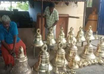 Temple bells for the Ram Mandir