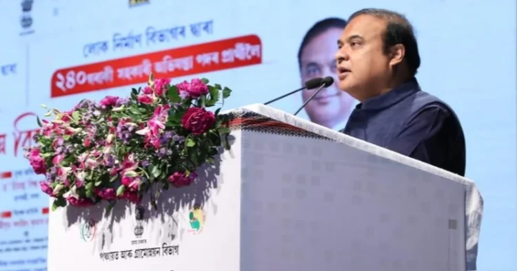 Assam Chief Minister Himanta Biswa Sarma, speaking at a function in Guwahati on Swahid Divas