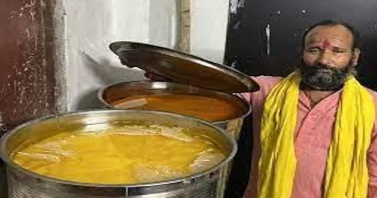 600 kilogrammes of ghee carried from Jodhpur to Ayodhya