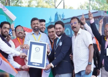 The officials of the Guinness Book of Records announced that the new world record of 'Parents telling their children' has been established in the name of India