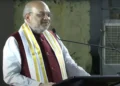 Union Home Minister Amit Shah addressing the 'Viksit Bharat Sankalp Yatra' in Gujarat