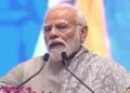 PM Modi addressing an event in the Delhi to mark 'Veer Bal Diwas'