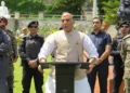 Defence Minister Rajnath Singh, in his address at Rajouri in Jammu