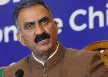 Chief Minister Sukhvinder Singh Sukhu