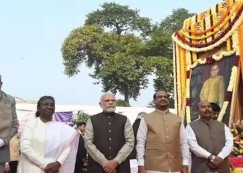 President Droupadi Murmu, Prime Minister Narendra Modi Vice President Jagdeep Dhankhar, Lok Sabha Speaker Om Birla, and several parliamentarians paid floral tributes to Dr BR Ambedkar on his 67th death anniversary