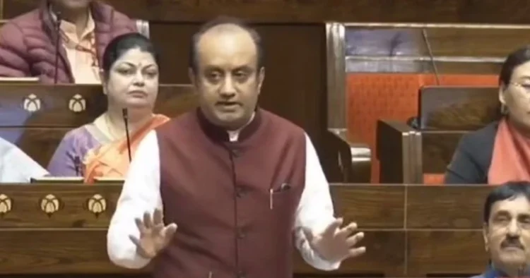 BJP MP Sudhanshu Trivedi speaking in the Parliament