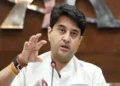 Union Minister Jyotiraditya Scindia