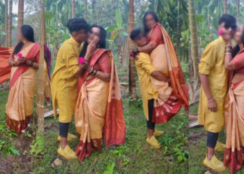 The viral photoshoot of female teacher with minor student (X)