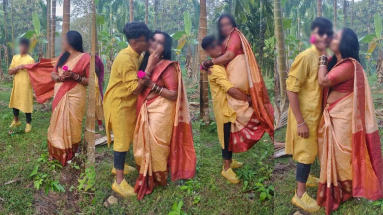 The viral photoshoot of female teacher with minor student (X)
