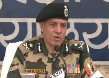 DK Boora, IG BSF, Jammu Frontier