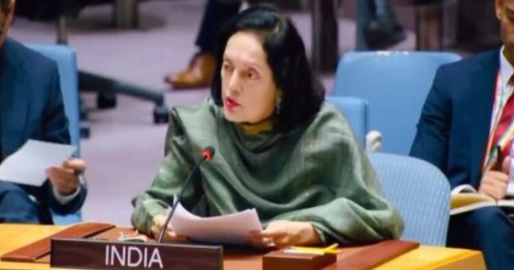 India's permanent representative to the United Nations, Ruchira Kamboj