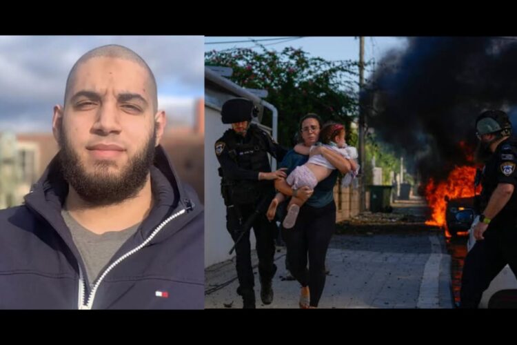 Karrem Nasr who planned an attack taking inspiration from 7th October Hamas terror attack on Israel (New York Post and X)