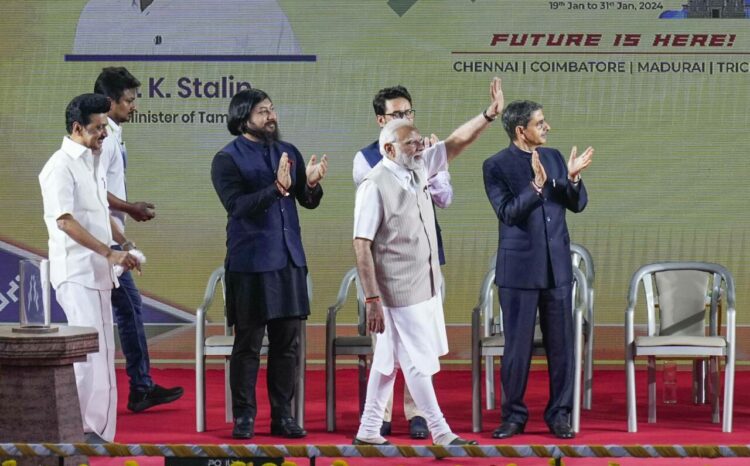 Prime Minister Narendra Modi inaugurated the sixth Khelo India Youth Games in Chennai (Image: PTI)