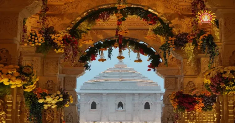 Exterior of Ayodhya Ram Mandir (Image: X)