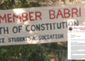 FTII Students paste Remember Babri Posters, ABVP writes letter to Anurag Thakur denouncing it