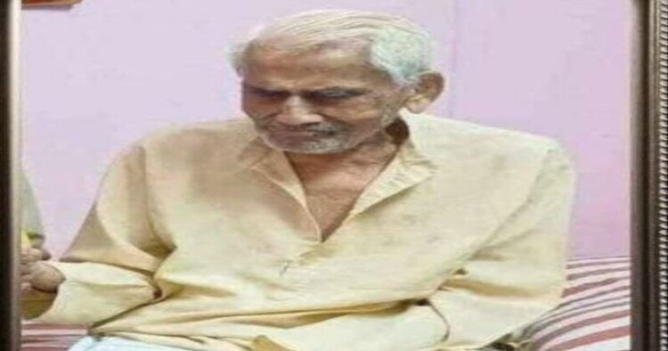 RSS karyakarta Bholanth ji leaves fo heavenly abode at the age of 101