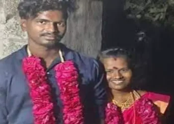 Dalit boy Naveen and 19 year old girl Iswaraya after marriage