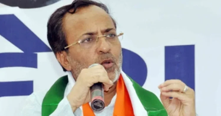 Arjun Modhwadia, a senior Congress leader in Gujarat