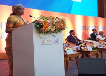 Finance Minister Nirmala Sitharaman, addressing Vibrant Gujarat Global Summit 2024