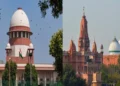 Supreme Court of India (Left), Sri Krishna Janmabhoomi-Shahi Idgah Masjid (Left)