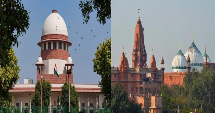 Supreme Court of India (Left), Sri Krishna Janmabhoomi-Shahi Idgah Masjid (Left)