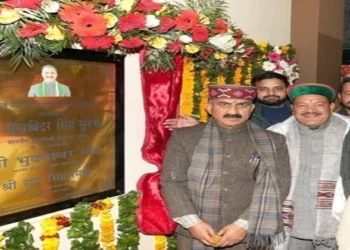 Himachal Pradesh CM Sukhvinder Singh Sukhu laid foundation stone for various developmental projects in Kullu