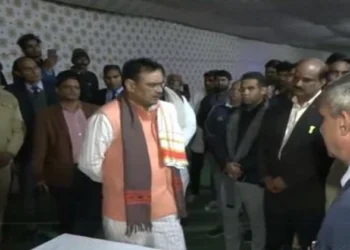 Rajasthan CM Bhajanlal Sharma, inspecting shelter homes in Jaipur