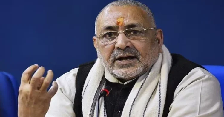 Union Minister Giriraj Singh