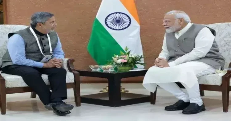 Sanjay Mehrotra, the President and CEO of Micron Technology, met with PM Modi in Gandhinagar, Gujarat