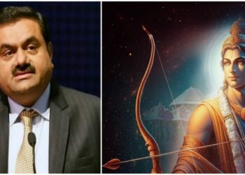 Adani Group Chairman Gautam Adani (Left), Bhagwan Ram (Right)
