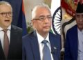 Australian PM Anthony Albanese, Mauritius PM Pravind Jugnauth and Nepal PM Pushpa Kamal Dahal 