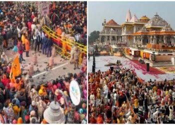 Ayodhya's Ram Mandir (Right)